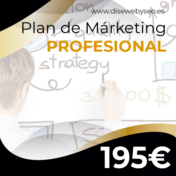 PLAN de MARKETING profesional en DISEWEBYSEO